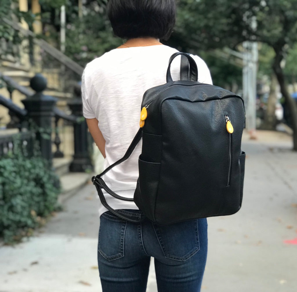 Lenox Vegan Leather Backpack